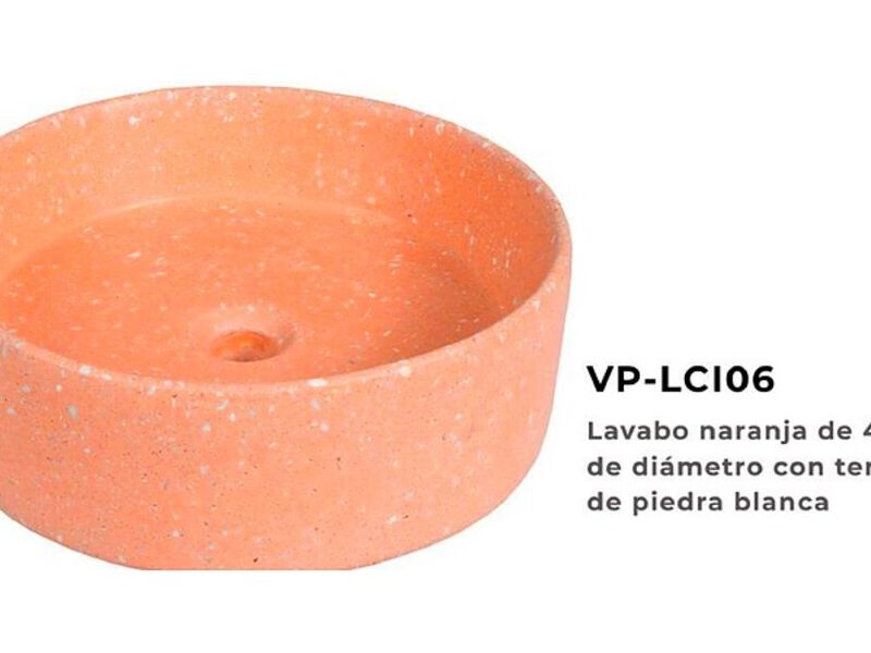 Lavabo naranja México
