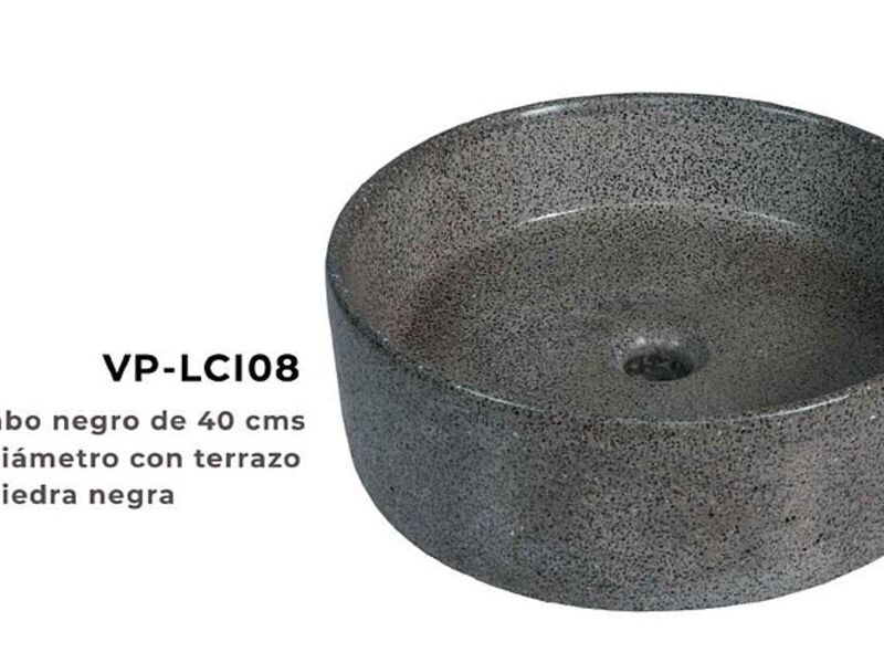 Lavabo circular negro México