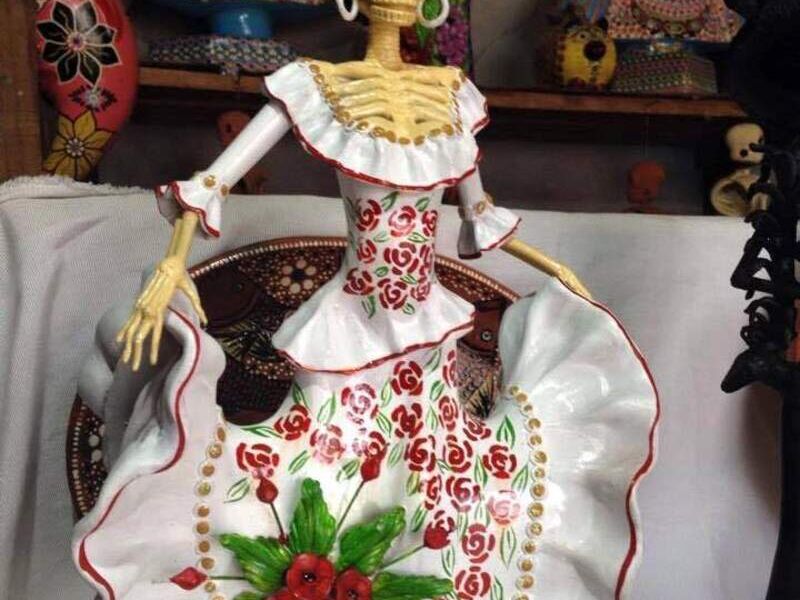 Adorno día de muertos Álvaro Obregón