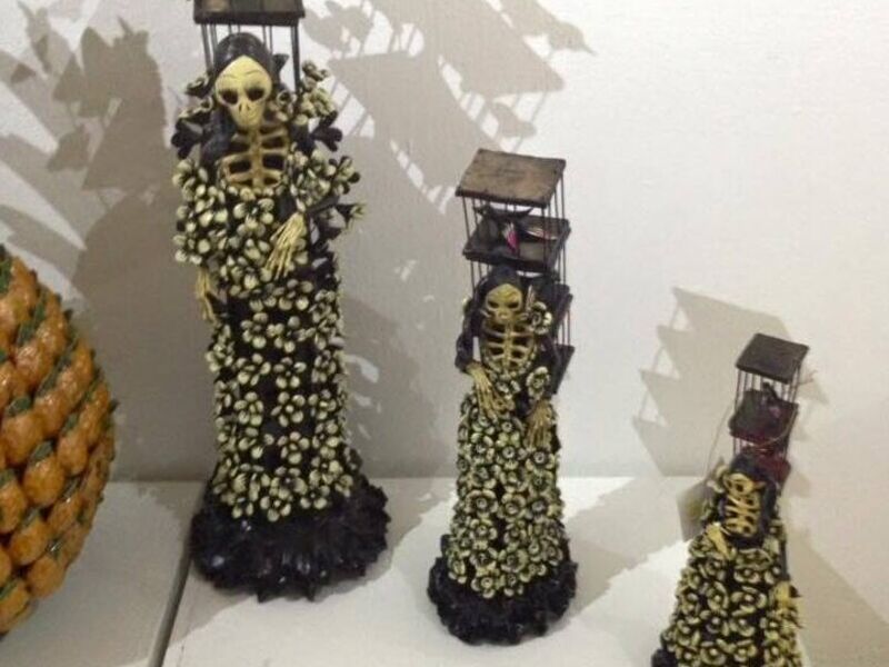 Adorno día de muertos Angangueo