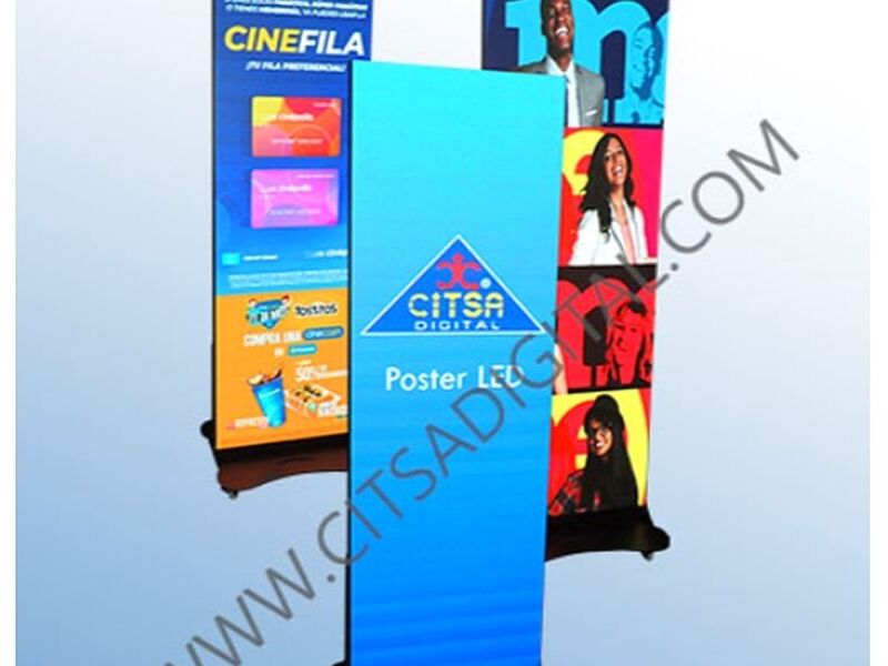 Banner Video LED Poster Vertical México