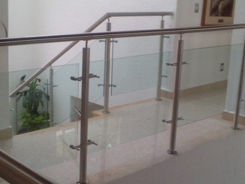 Barandal Aluminio Cristal México