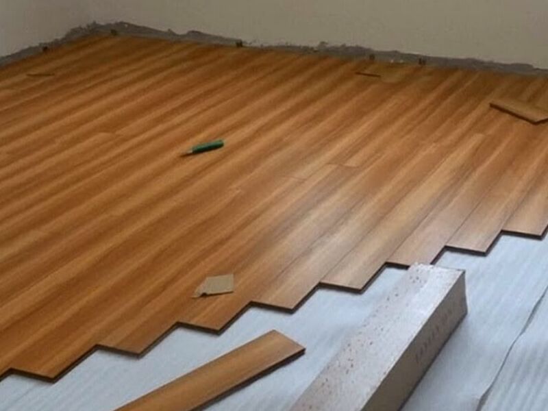 Piso Parquet Roble Oscuro