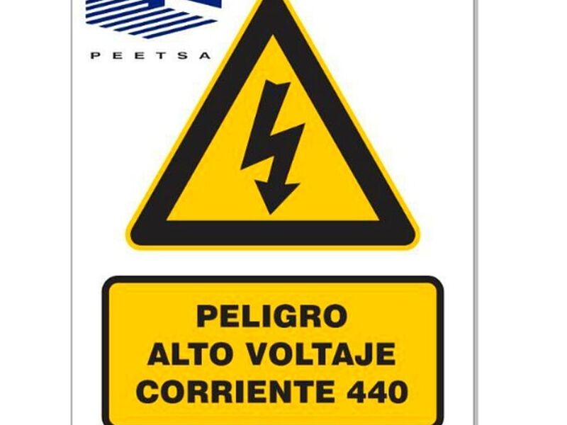 Señalética peligro México 