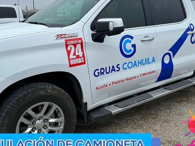 Rotulación camioneta México 