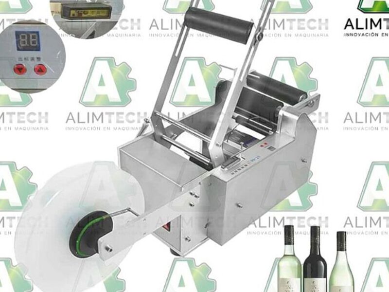 Maquina Para Botellas Redondas Semiautomática