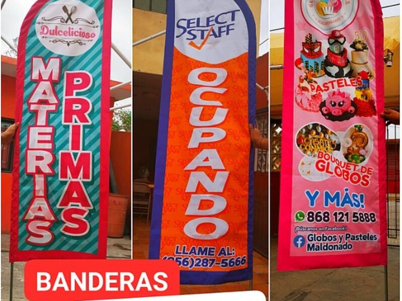 Banderas publicitarias México