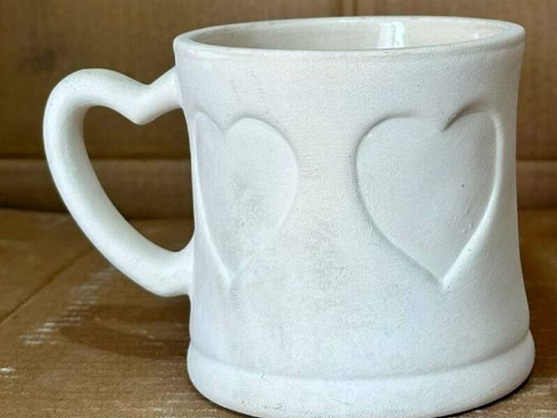 Taza corazon ceramica Mexico
