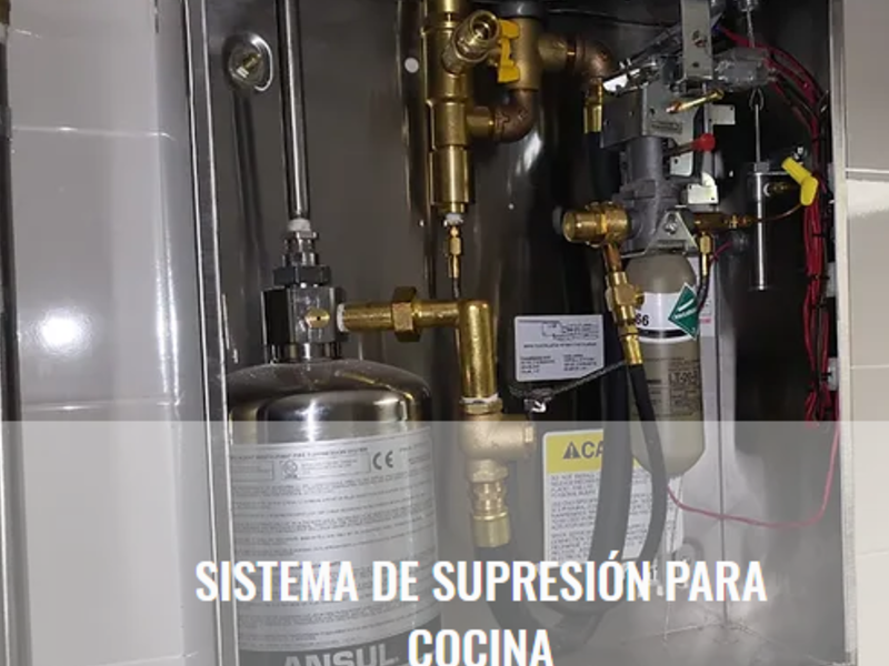 Sistemas supresión cocina méxico
