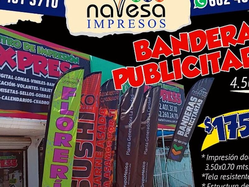 Bandera publicitaria México