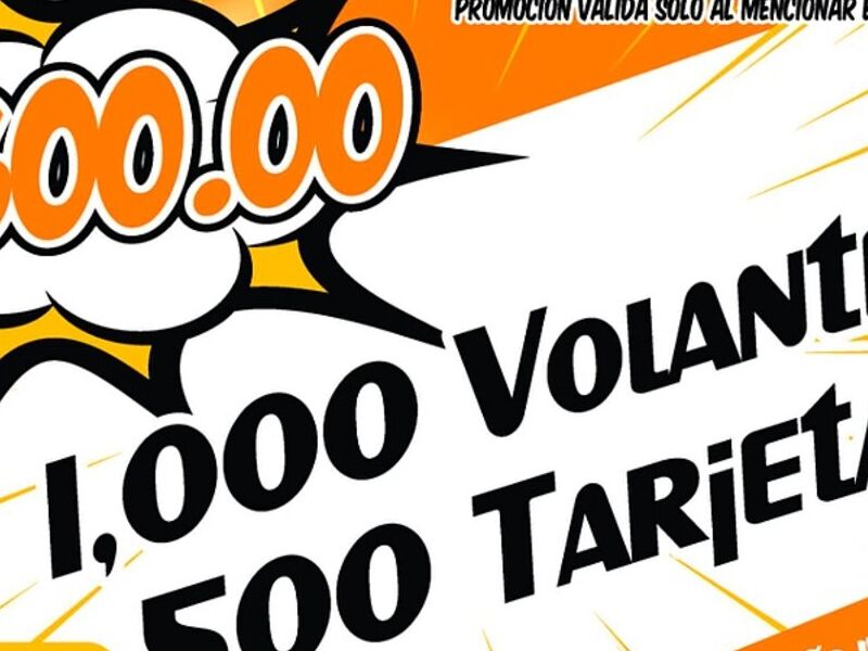 Volantes negocio México