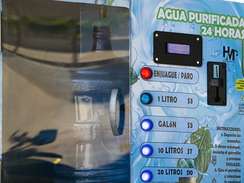 Vending agua Puebla