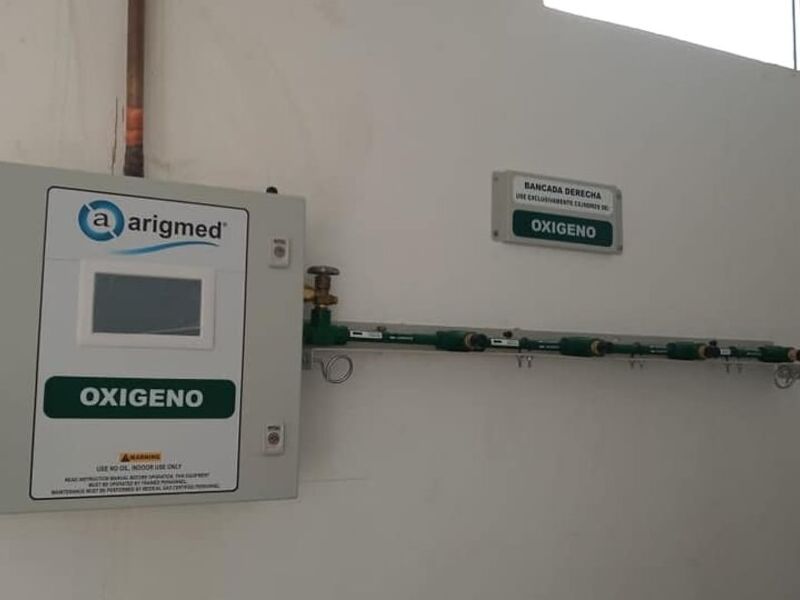 Instalación de Manifold para Oxígeno Jalisco