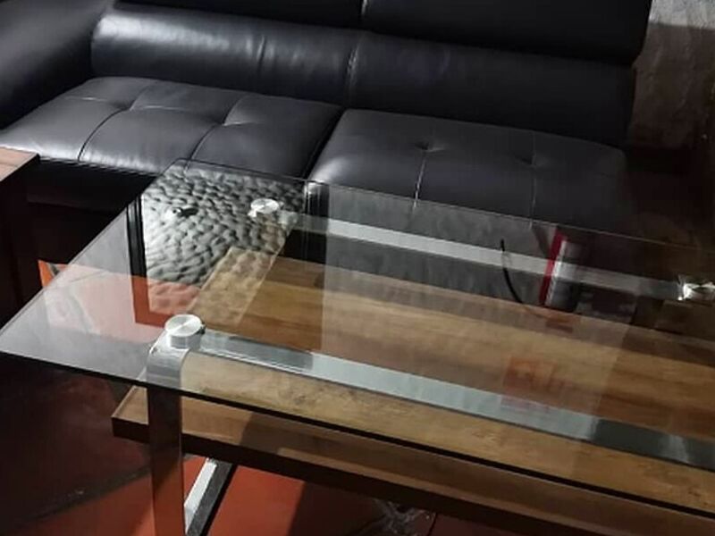 Mesa auxiliar de vidrio México