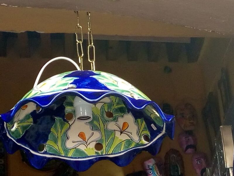 Artesanía lámpara Mexicali