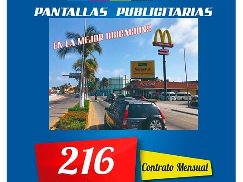 Pantallas publicitarias México