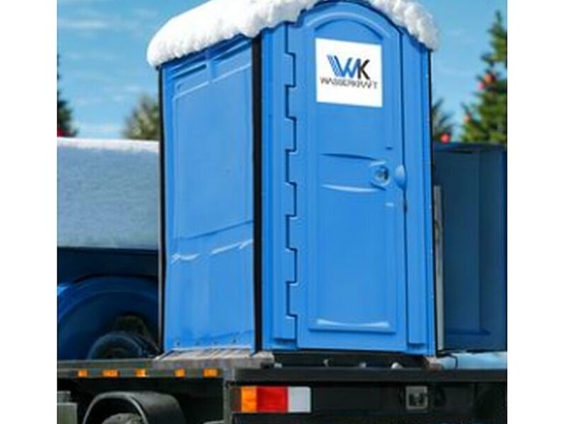 Baño portátil azul Mexico