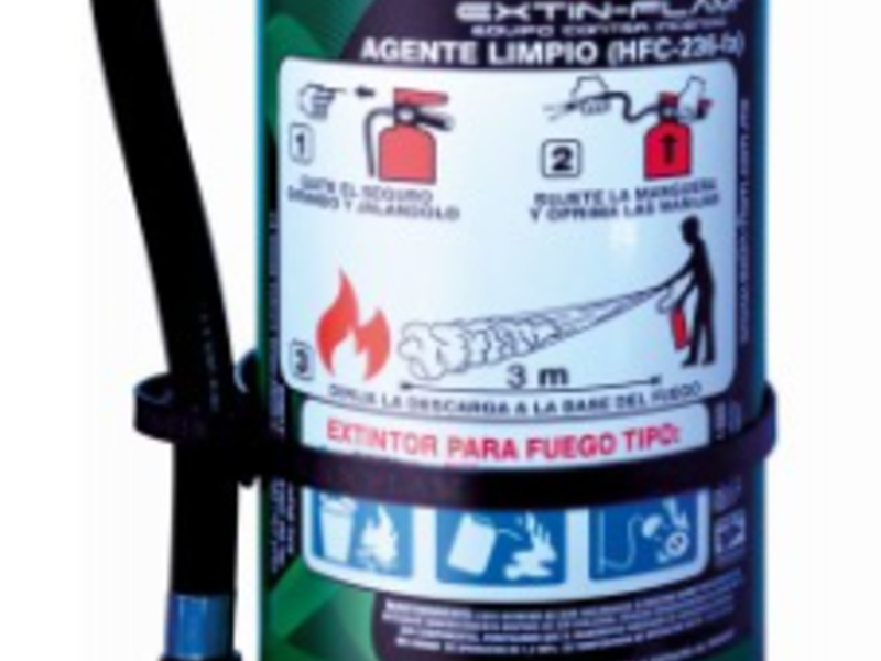Extintor Agente Limpio méxico