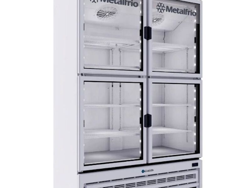 Refrigerador vertical de 4 puertas