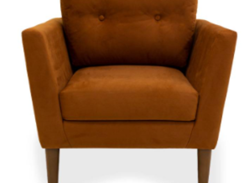 Sillón color café