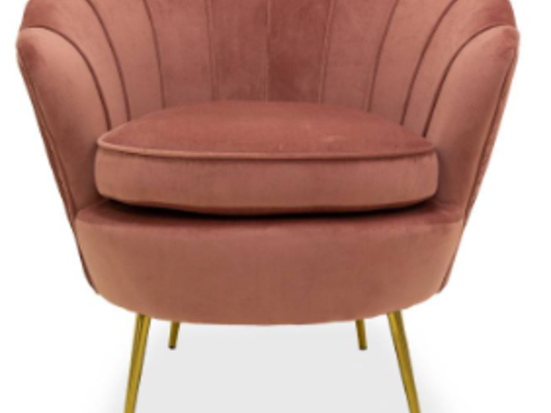 Sillón color rosa