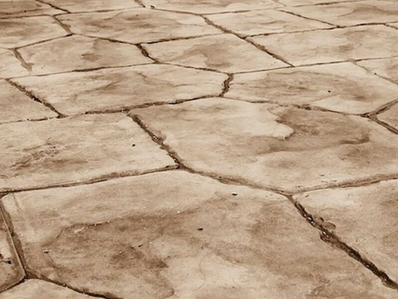 Concreto estampado México