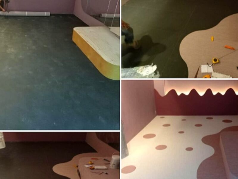 Instalación piso Bolon México 