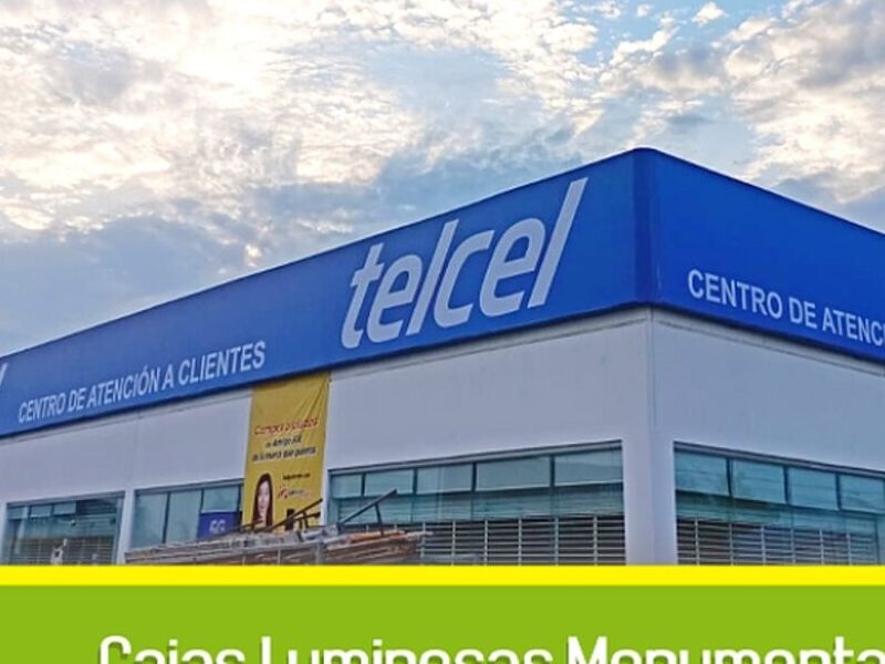 Cajas luminosas monumentales México 