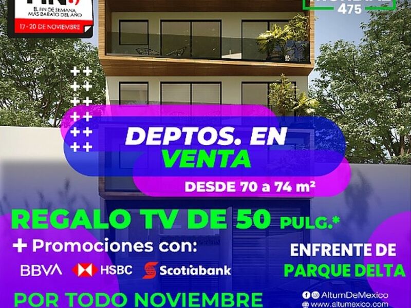 Venta Departamento Actualizado México