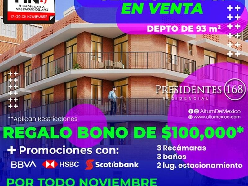 Venta Departamento Estético México