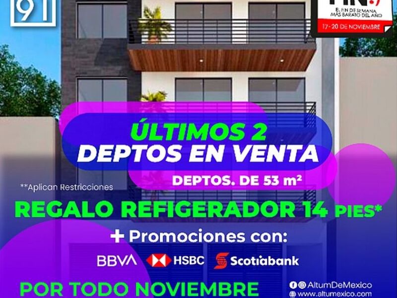 Venta Departamento Vanguardia México