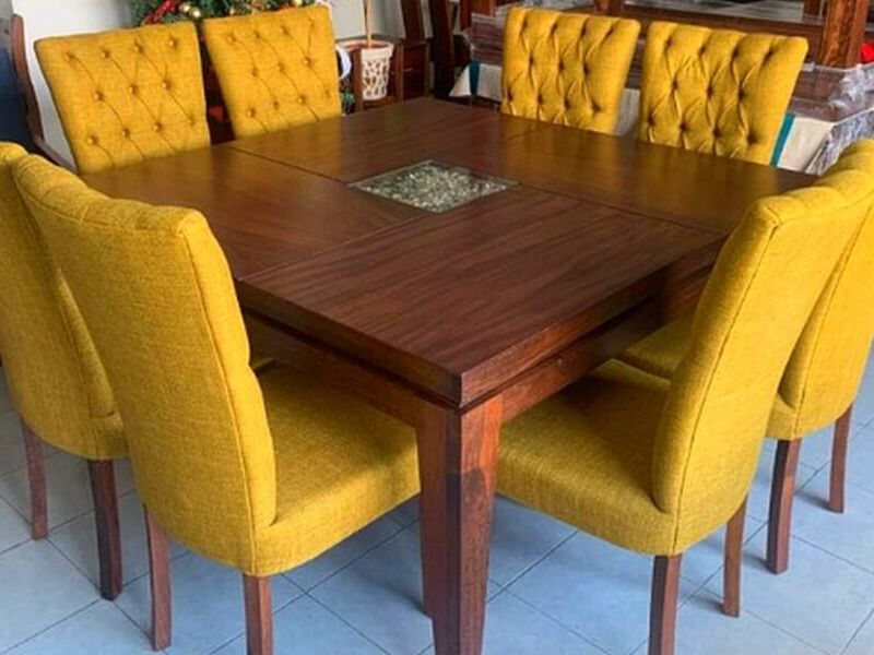Comedor sillas amarillas México 