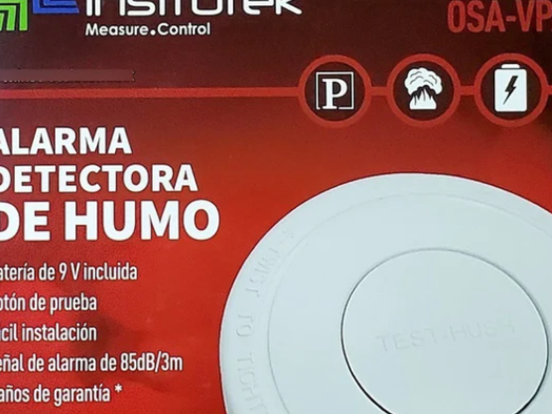 Alarma detectora humo méxico 