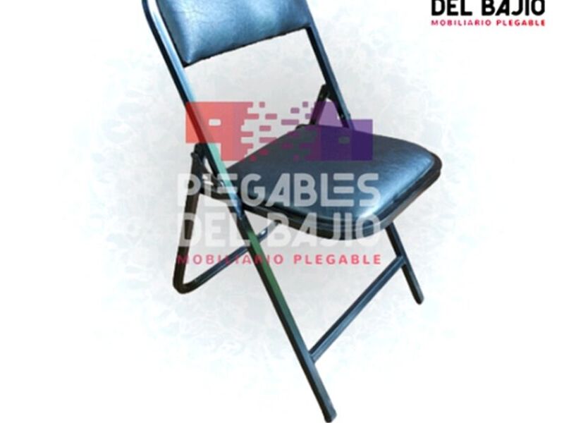 SILLA ESMALTADA NEGRA