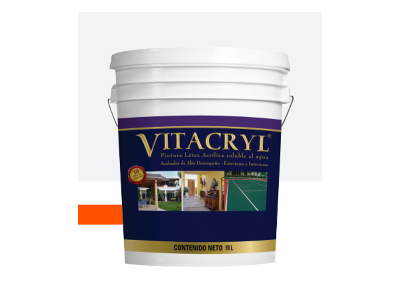 PINTURA VITACRYL SATINADA MEXICO