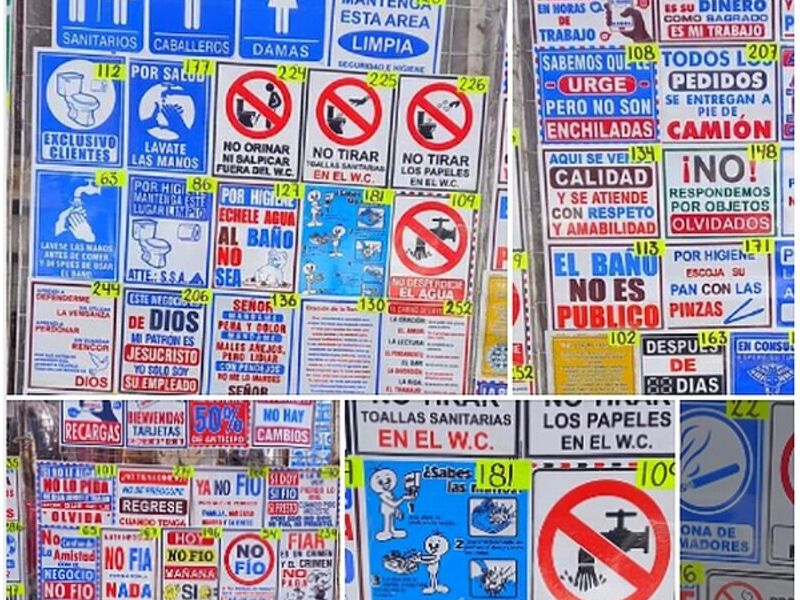 Señalamientos seguridad empresa Monterrey 