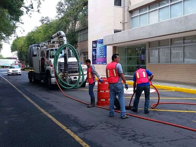 Desazolve drenaje municipal México 