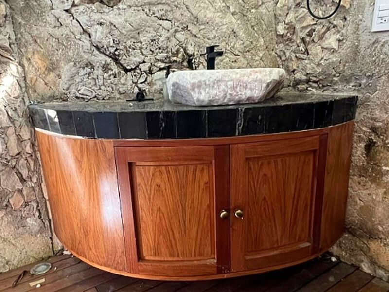  Mueble de baño curvo México