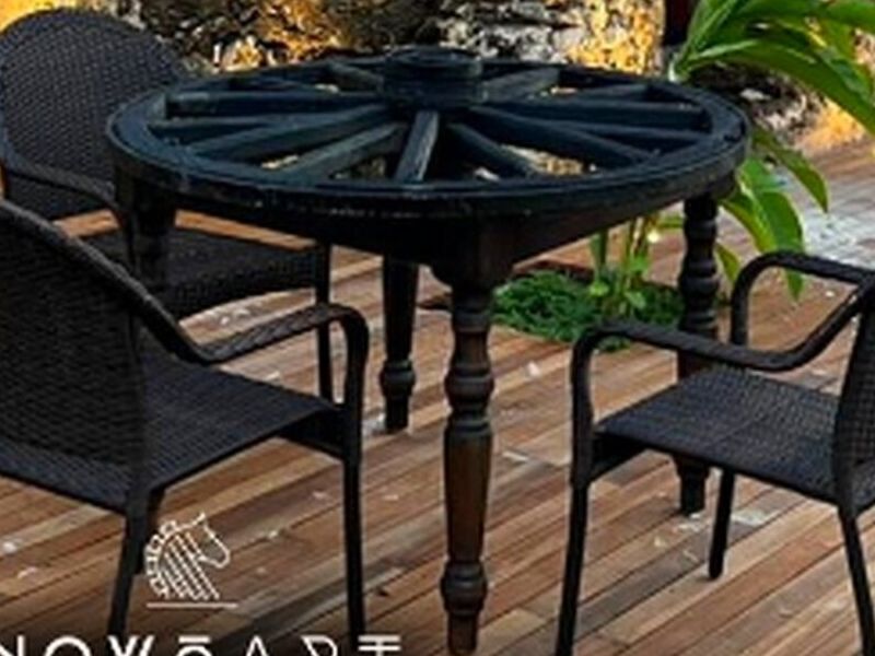 Mesas fabricadas en madera México