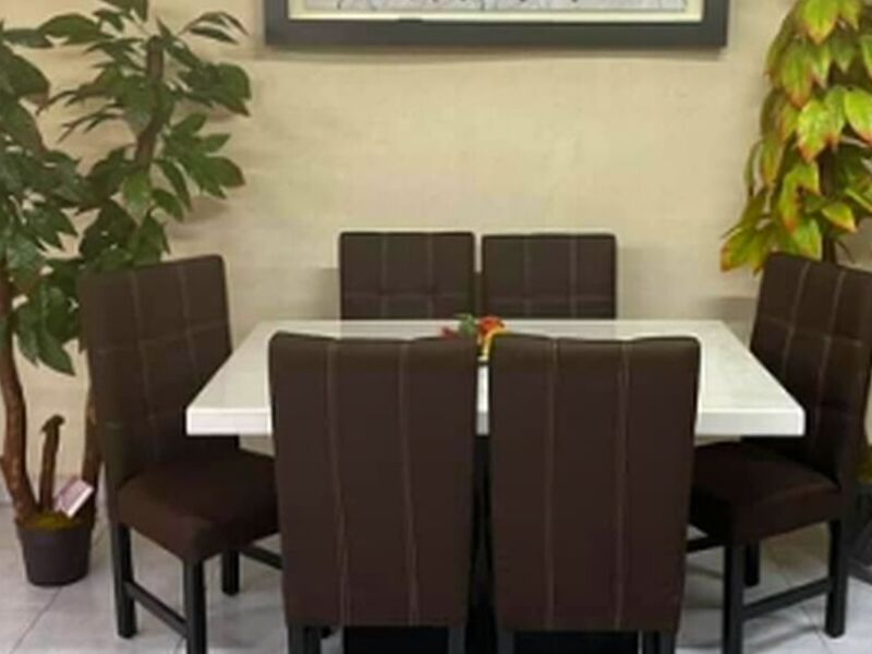 Comedor mármol blanco