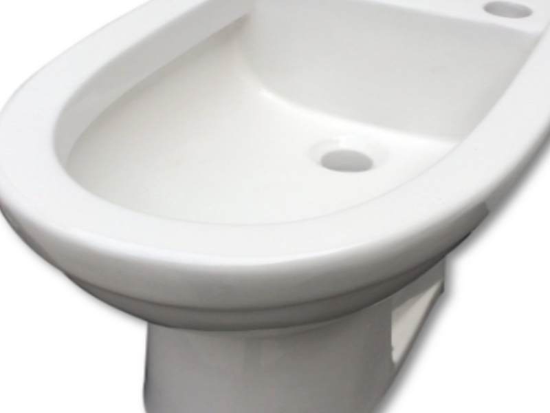 Bidet a piso con rocío vertical México 