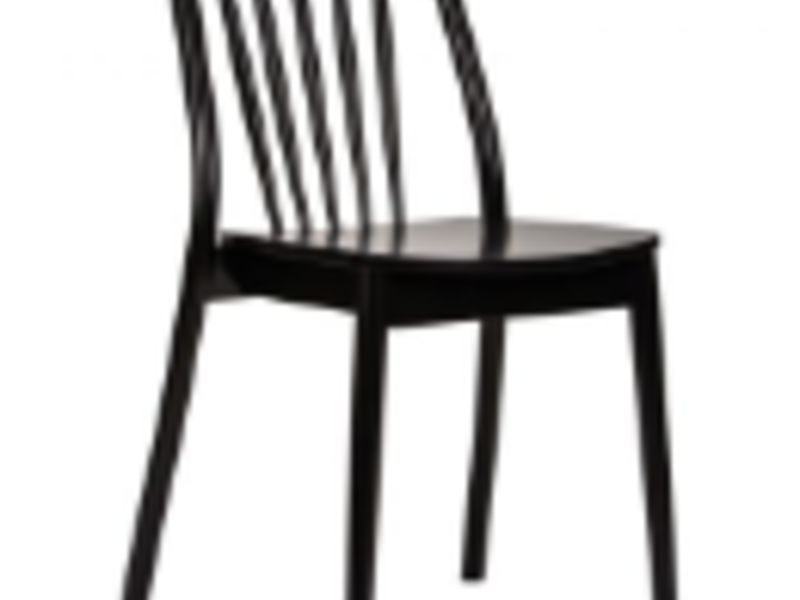 Silla Madera Color Negro