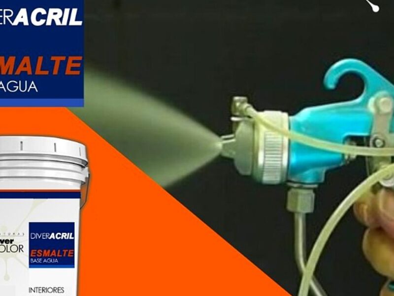 Pintura esmalte base agua México 