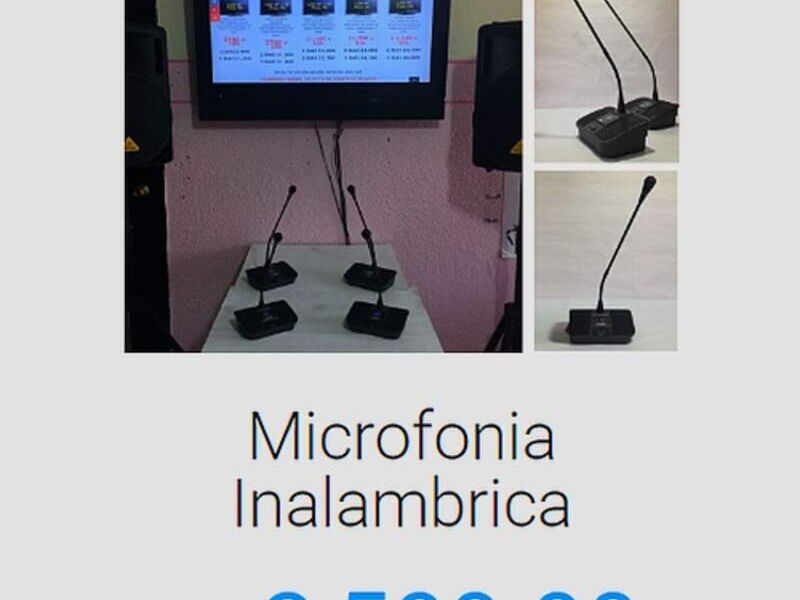 Microfonía Inalámbrica México