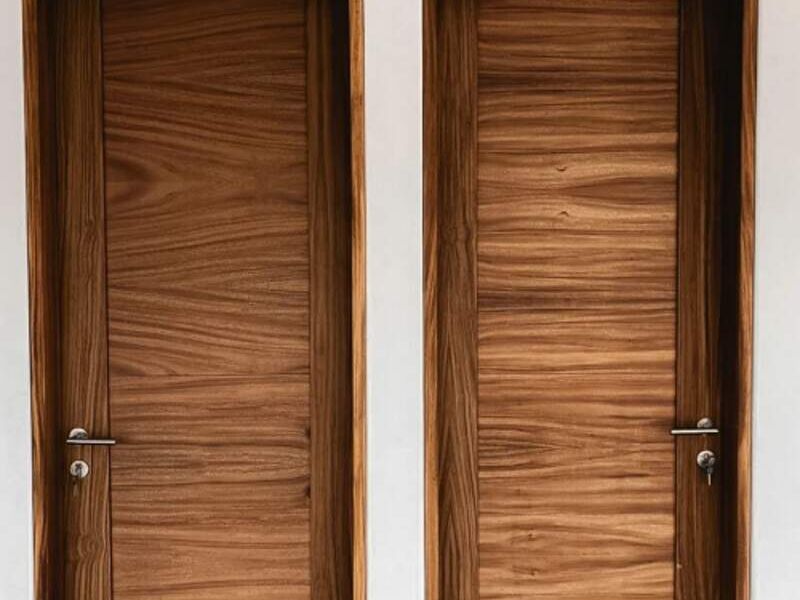 PUERTA DE MADERA SOLIDA 9 NAUCALPAN