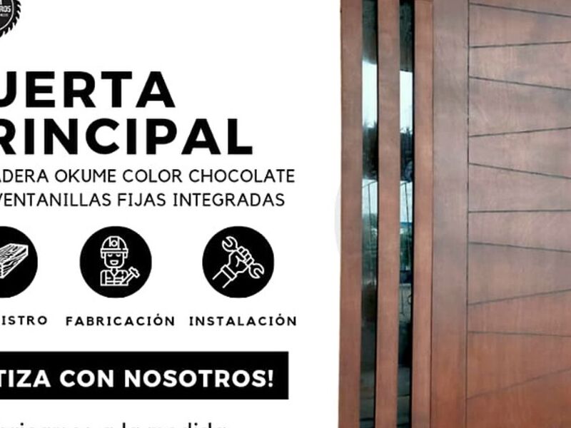 Puerta okume Chocolame México 