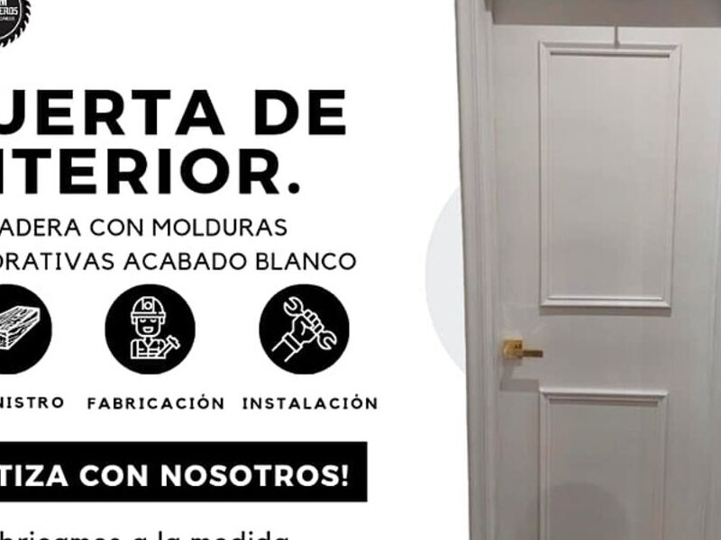 Puertas con molduras México 