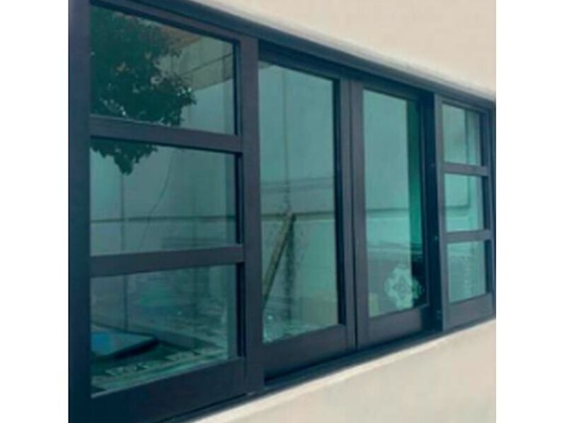 Ventana aluminio negro Cuernavaca