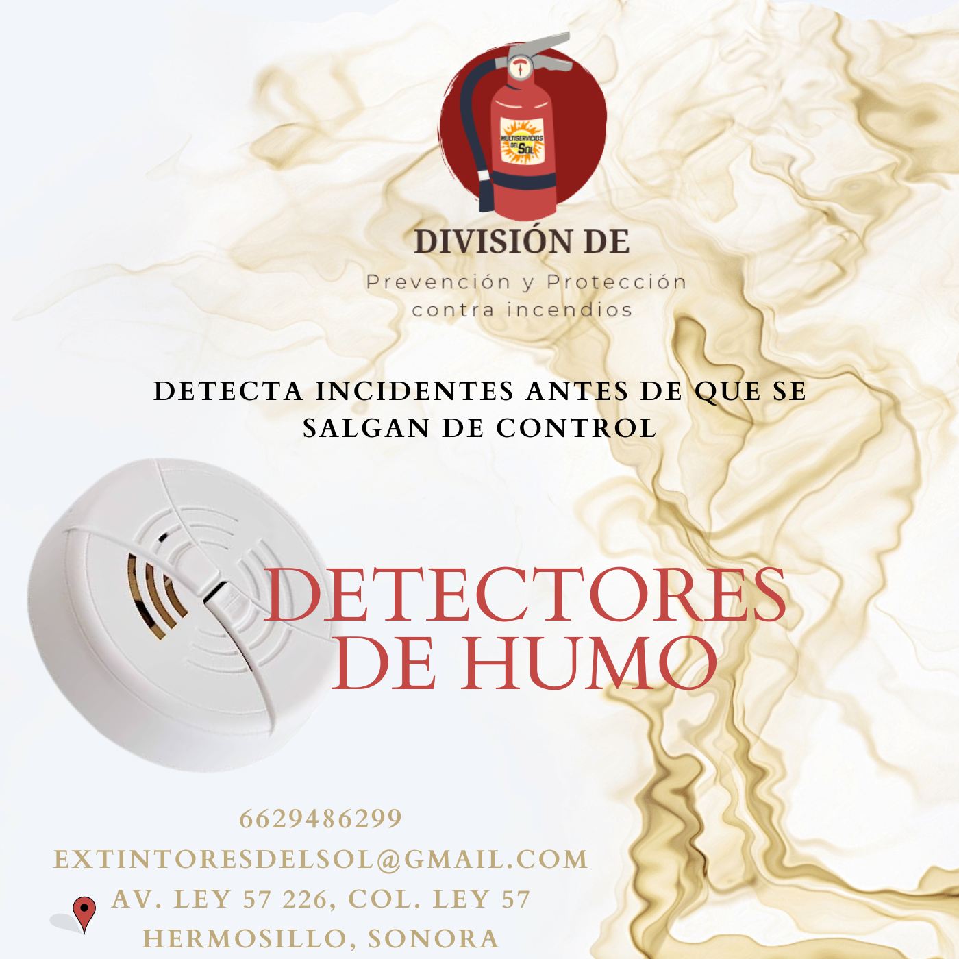 Detector de Humo en Hermosillo, Sonora