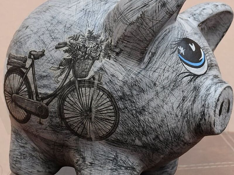 Figura Cerdo Gris